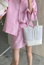 將圖片載入圖庫檢視器 超纖皮革狗牙吊籃包 Dog Teeth Bucket Bag